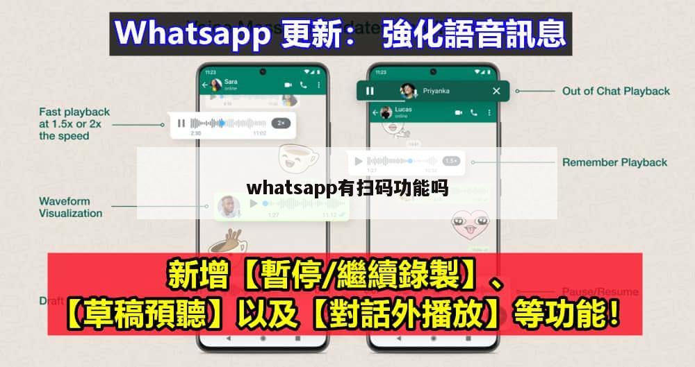 whatsapp有扫码功能吗